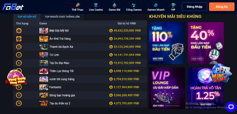 Casino trực tuyến 333win